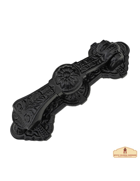 Medieval wrought iron knocker,... Medieval wrought iron knocker,...