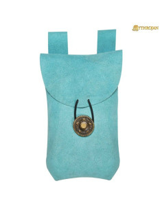 Medieval Renaissance Alms Bag, Light Blue