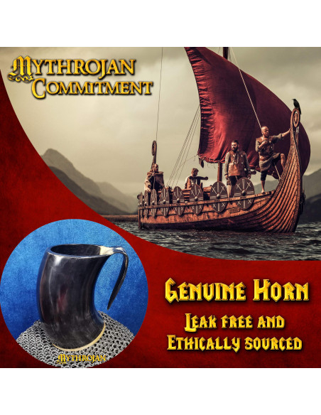 Medieval drinking jug with leather...