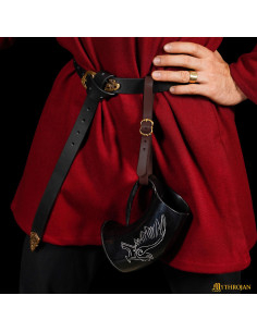 Medieval drinking jug raven design (600 ml.) 2