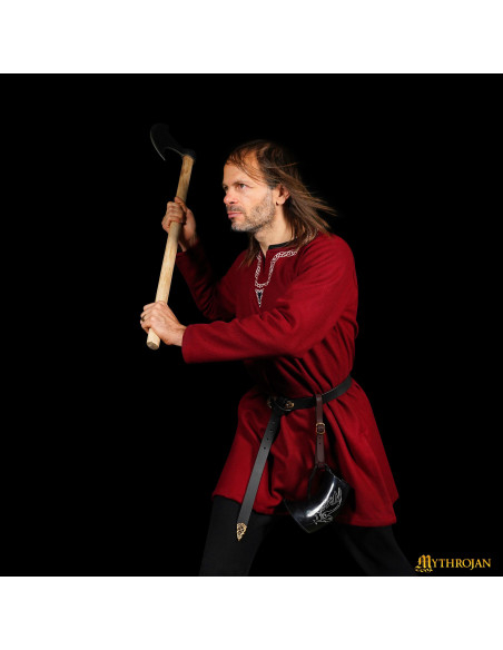 Medieval drinking jug raven design...