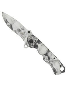 SCK Skull Pocket Knife with Thumb Stud