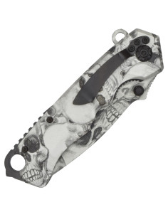 SCK Skull Pocket Knife with Thumb Stud 2