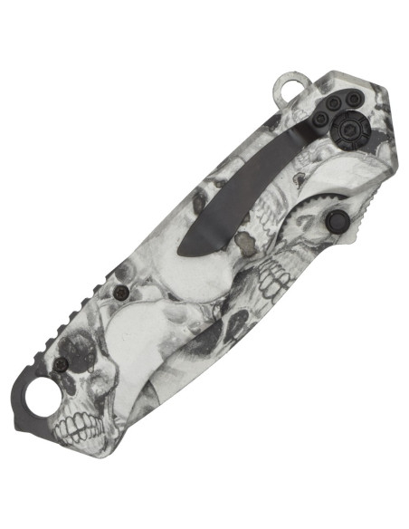 SCK Skull Pocket Knife with Thumb Stud