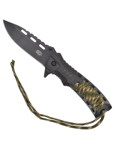 SCK tactical knife with rope and lighter