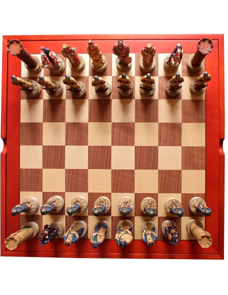 Moors and Christians chess handmade