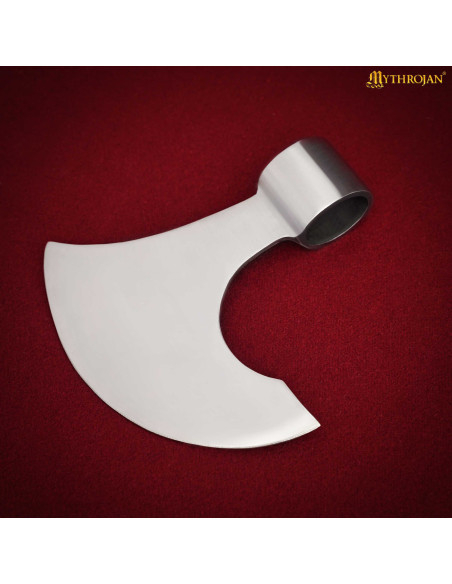 Viking-medieval axe head in steel