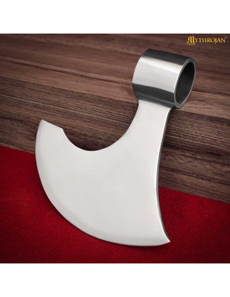 Viking-medieval axe head in steel