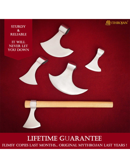 Viking-medieval axe head in steel