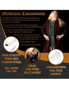 Viking-medieval axe head in steel (17.5 cm.) 2