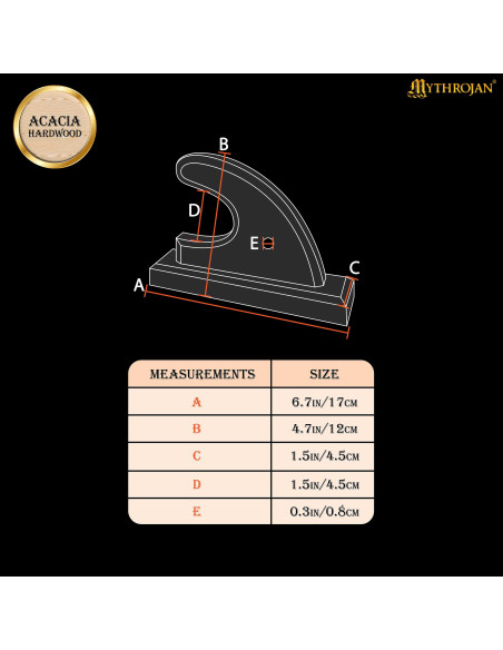 Wooden wall mount for hanging pistols...