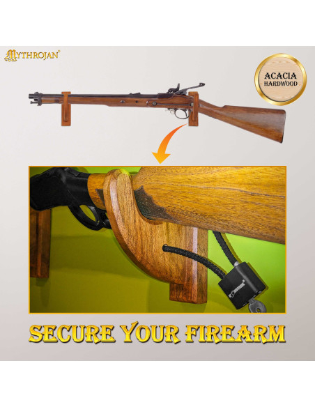 Wooden wall mount for hanging pistols...