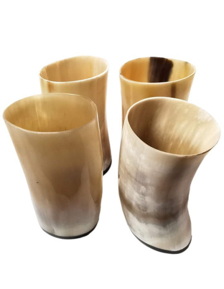 Set of 4 Viking drinking horn glasses...