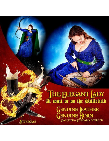 Viking drinking horn Elegant Lady...