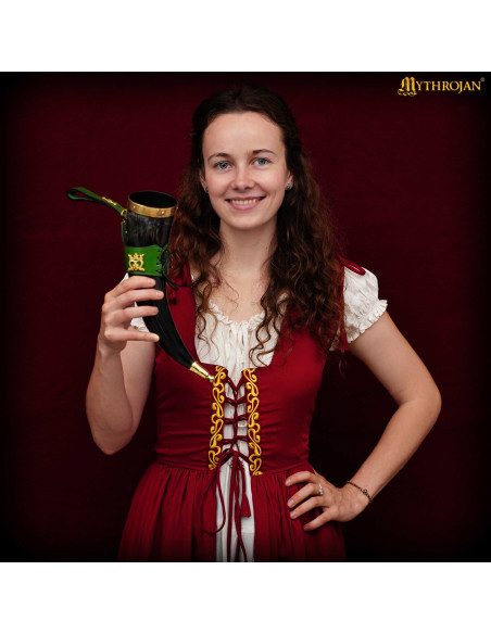 Viking Drinking Horn Elegant Lady...