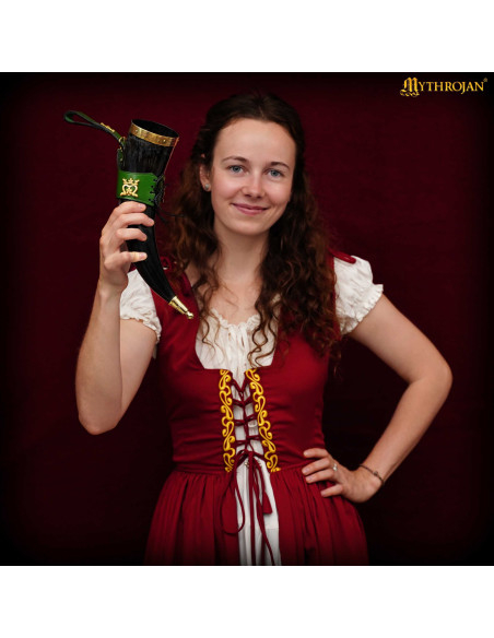 Viking Drinking Horn Elegant Lady...