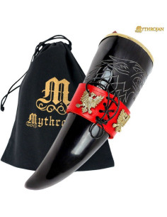 Viking Drinking Horn King of the North Red Baltic (300 ml.)