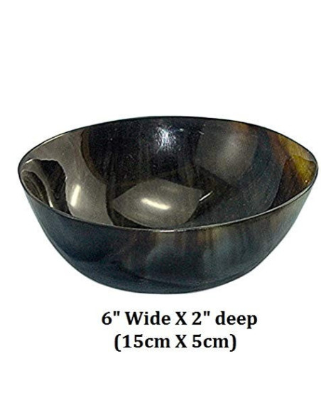 Medieval bowl made of natural antler,...