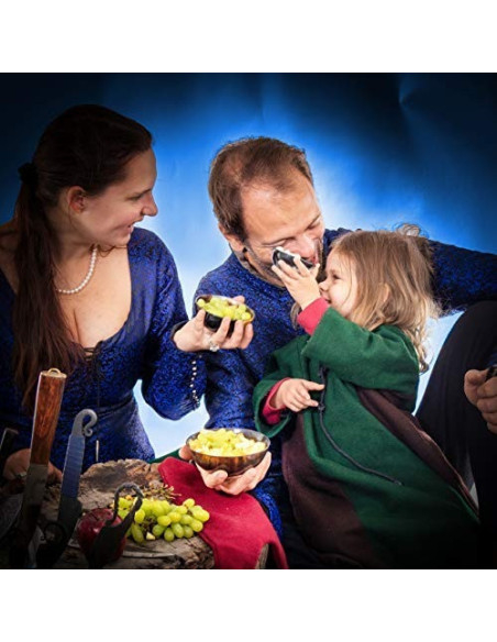 Medieval bowl made of natural antler,...