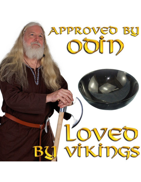 Medieval bowl made of natural antler,...