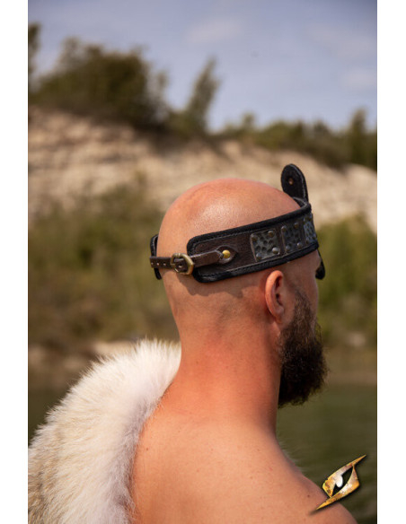 Power Headband with Nose Guard, Black