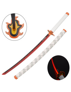Katana Rengoku Kyojuro from Kimetsu No Yaiba, LED blade