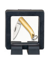 Miniature knife keychain Pendant with Display, blade 2.8 cm.
