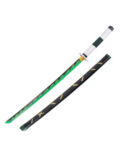 Shinazugawa Sanemi LED Bamboo Katana, Demon Slayer