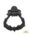 Medieval iron door knocker antique style ring model