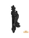 Medieval iron knocker in antique style animal model