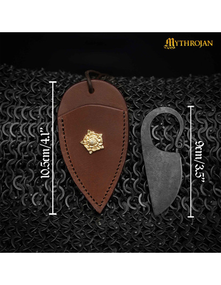 Hand-forged Celtic knife brown...