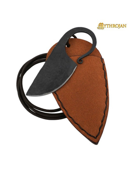 Hand-forged Celtic knife basic brown...