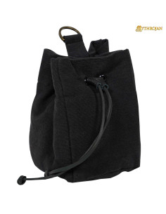 Belt pouch with cord, black