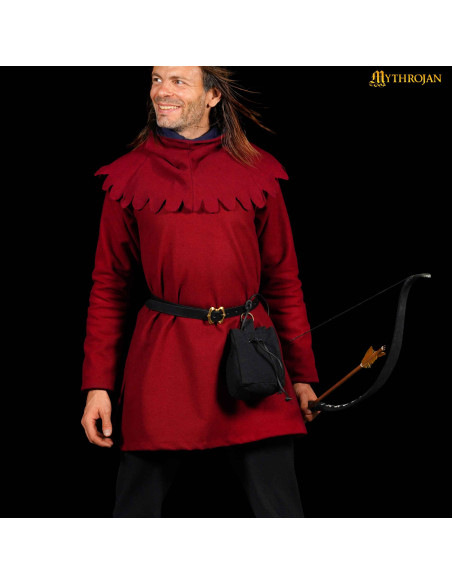 Belt pouch with cord, black