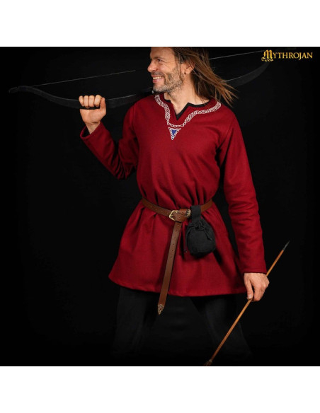 Medieval alms bag to hang with rope...