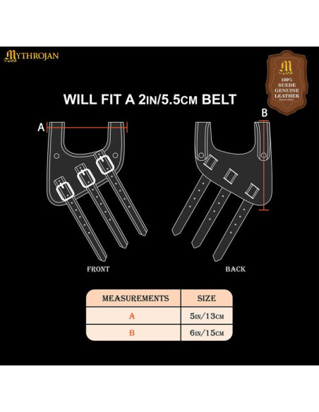 Medieval leather scabbard for...