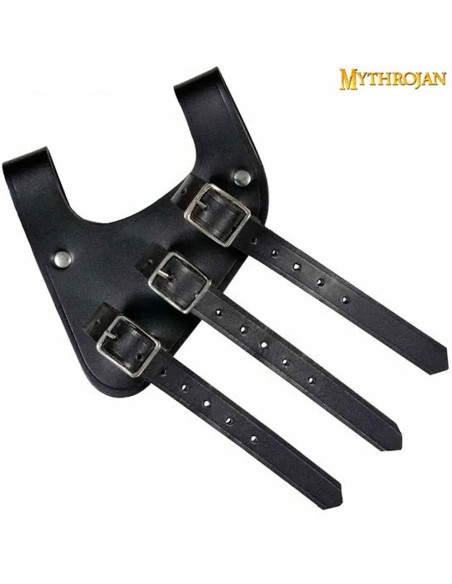 Medieval leather sword sheath for...