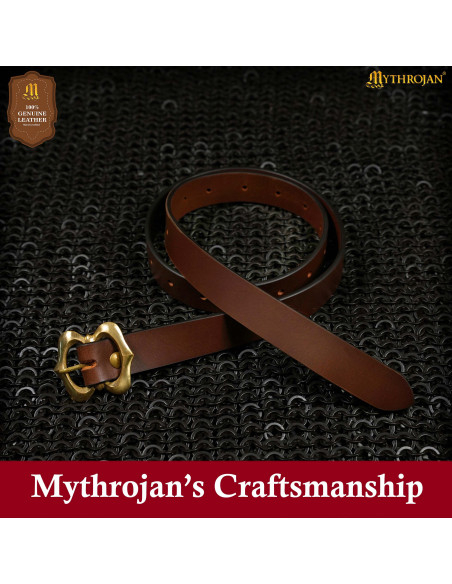 Renaissance Medieval Belt in leather,...