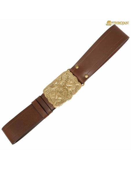 Viking belt simple strap brass buckle... Viking belt simple strap brass buckle...