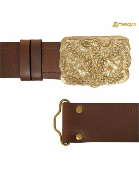 Viking belt simple strap brass buckle... Viking belt simple strap brass buckle...