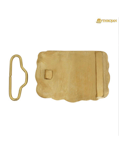Viking brass buckle for belts with...
