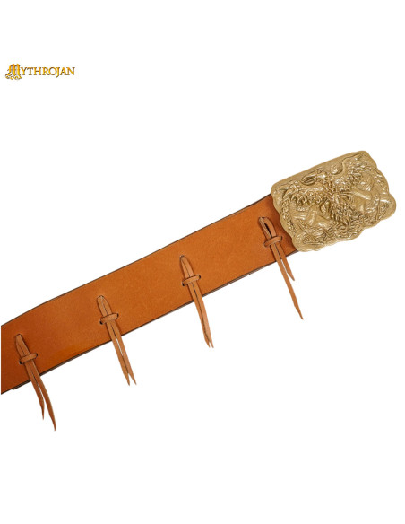 Vintage Viking belt brass buckle...