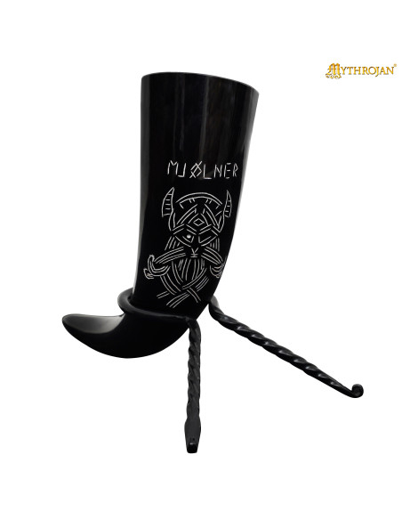 Viking drinking horn model Mjolner...