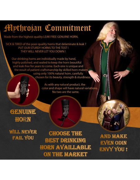 Viking drinking horn model Mjolner...