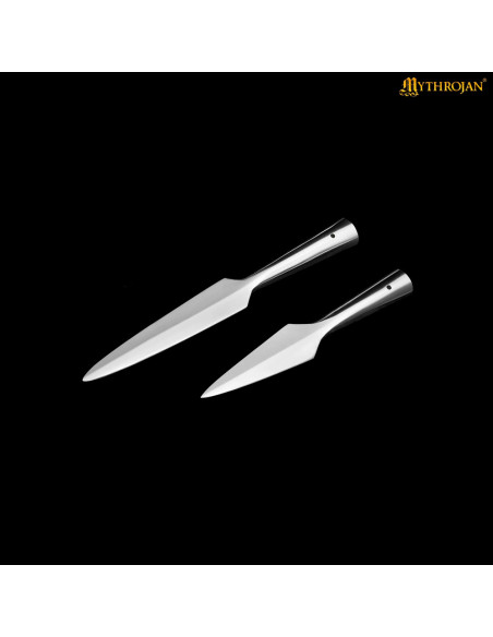 Viking iron spearhead, various sizes