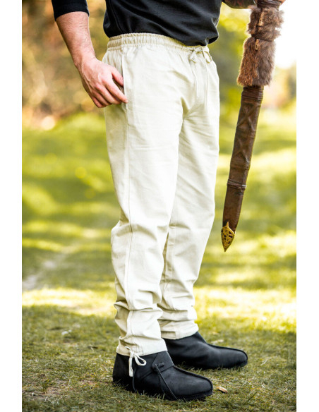 Arvo medieval trousers, hemp color