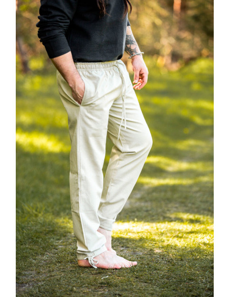 Arvo medieval trousers, hemp color