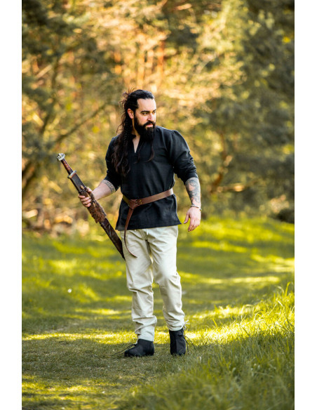 Arvo medieval trousers, hemp color