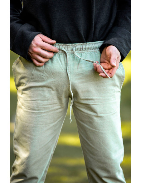 Arvo medieval trousers, hemp color