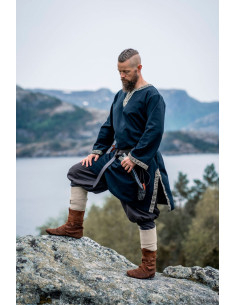 Halvor medieval tunic, black color